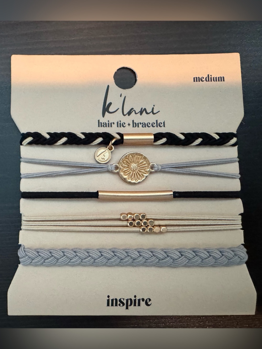 K'lani Inspire Hair Tie Bracelets - Medium